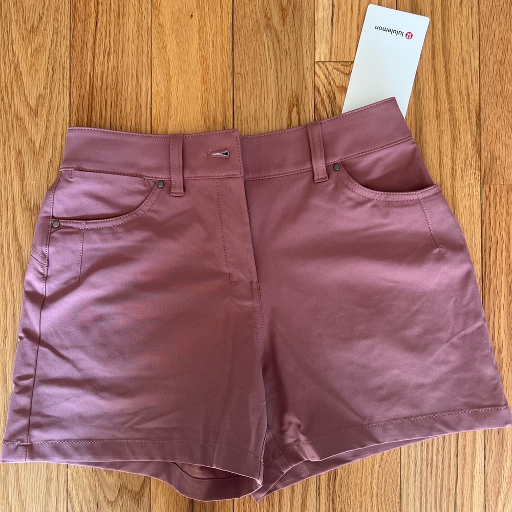 Brand New Lululemon City Sleek HR short 4”